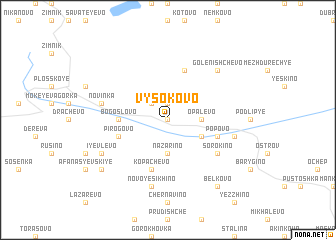 map of Vysokovo