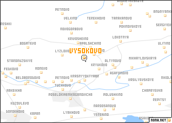 map of Vysokovo