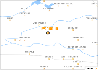 map of Vysokovo