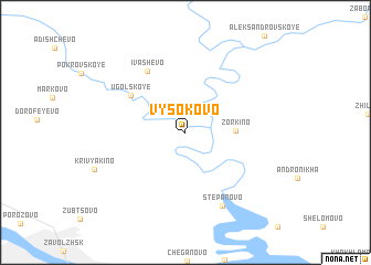 map of Vysokovo