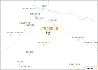 map of Vysokovo