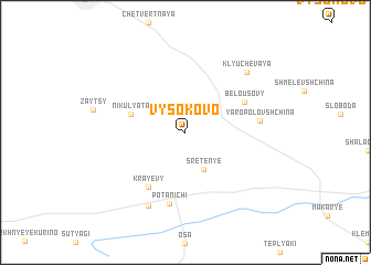 map of Vysokovo