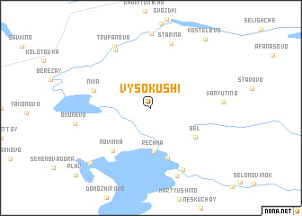 map of Vysokushi