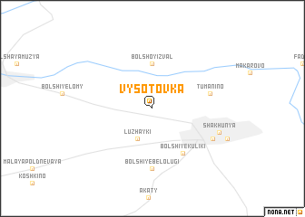 map of Vysotovka