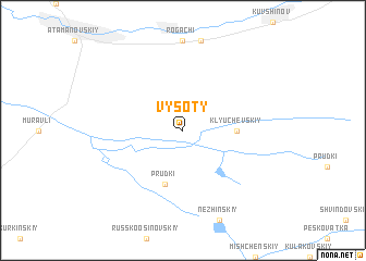 map of Vysoty