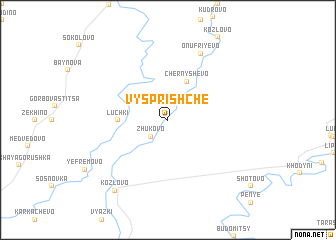 map of Vysprishche