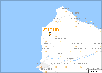 map of Vysteby