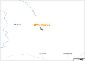 map of Vystraya