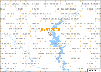 map of Vystrkov