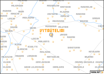 map of (( Vytautéliai ))