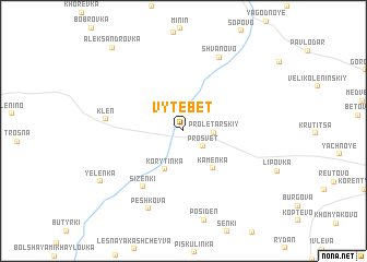 map of Vytebet\