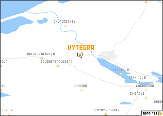 map of Vytegra