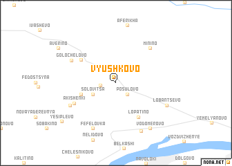 map of V\