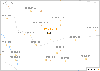 map of Vyyezd