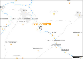 map of Vyyezzhaya