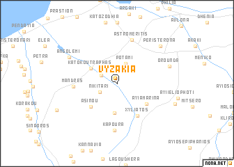 map of Vyzakia