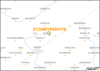 map of Vyzhary Pervyye