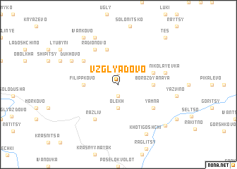 map of Vzglyadovo