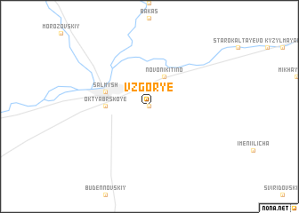 map of Vzgor\