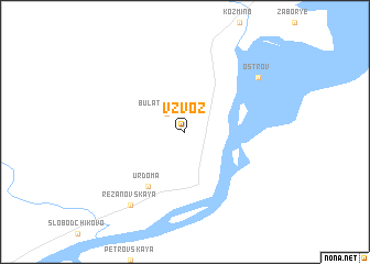 map of Vzvoz