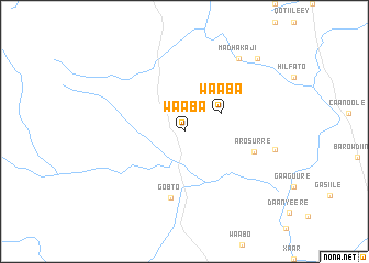 map of Waaba