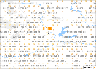 map of Waag