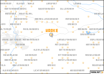 map of Waake