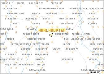 map of Waalhaupten