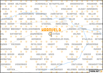 map of Waanveld