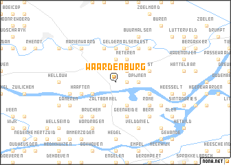 map of Waardenburg