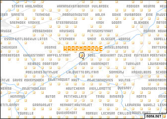 map of Waarmaarde