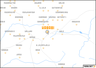 map of Wababi