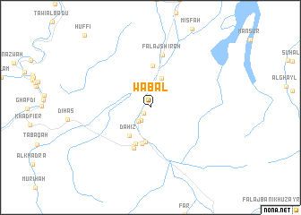 map of Wabāl