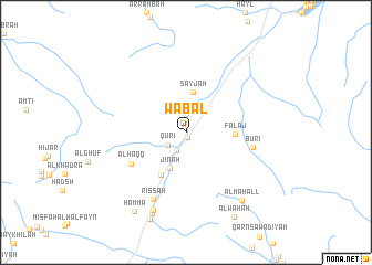 map of Wabāl