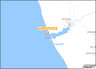 map of Wabaningo