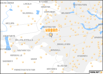 map of Waban