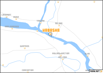 map of Wabasha