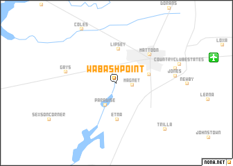 map of Wabash Point