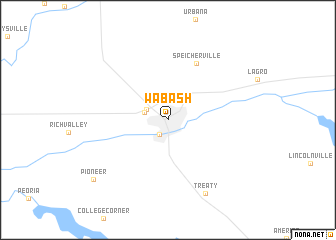 map of Wabash