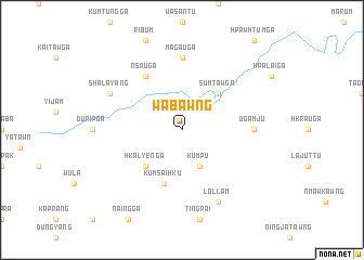 map of Wabawng