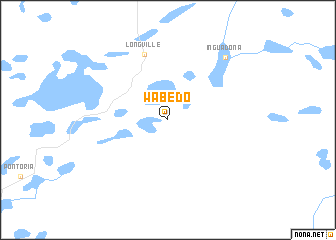 map of Wabedo