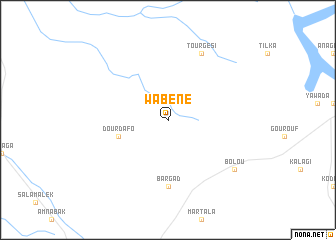 map of Wabéné