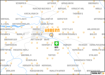 map of Wabern