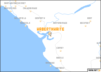 map of Waberthwaite