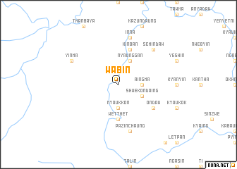 map of Wabin