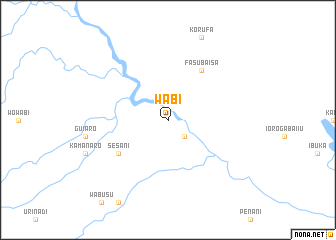 map of Wabi