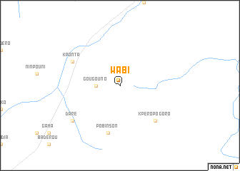 map of Wabi