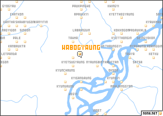 map of Wabogyaung