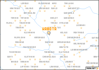 map of Wabota