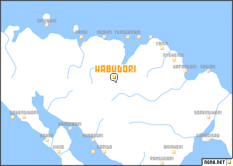 map of Wabudori